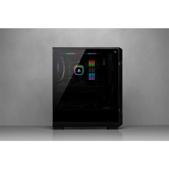 كيس كورسير اي كيو 220تي ار جي بي تي جي | CORSAIR ICUE 220T RGB TG CASE