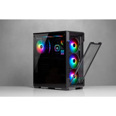 كيس كورسير اي كيو 220تي ار جي بي تي جي | CORSAIR ICUE 220T RGB TG CASE