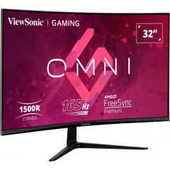 شاشة العاب فيوسونيك 32 انش منحنية 165 هيرتز | VIEW SONIC 32 CURVED - 165Hz - 1Ms