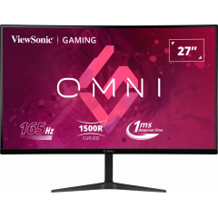 شاشة العاب فيوسونيك 27 انش منحنية 165 هيرتز | VIEW SONIC 27 CURVED - 165Hz - 1Ms