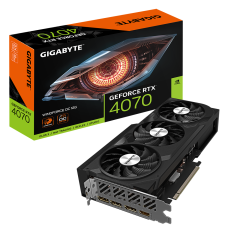 كرت شاشة جيجابايت ار تي اكس 4070 12 جيجابايت | GIGABYTE RTX 4070 ( 3X - 12GB - OC )