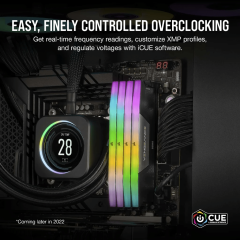 رام كورسير دي دي ار 5 ار جي بي 32جيجابايت 5200هيرتز | CORSAIR DDR5 RGB 32GB 2X16GB 5200MHz